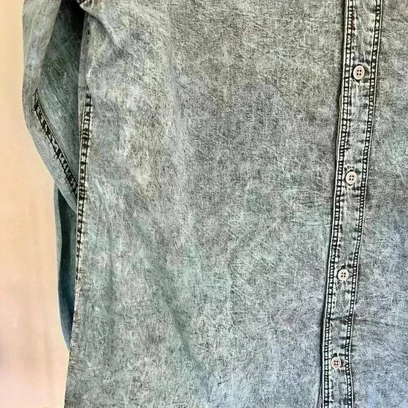 32 BAR BLUES Men’s size M denim dyed and twilled indigo, mixed with light blue - Picture 7 of 7